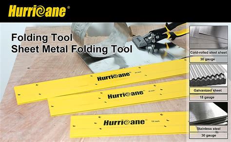 16 gauge sheet metal folding tool|folding tool for sheet metal.